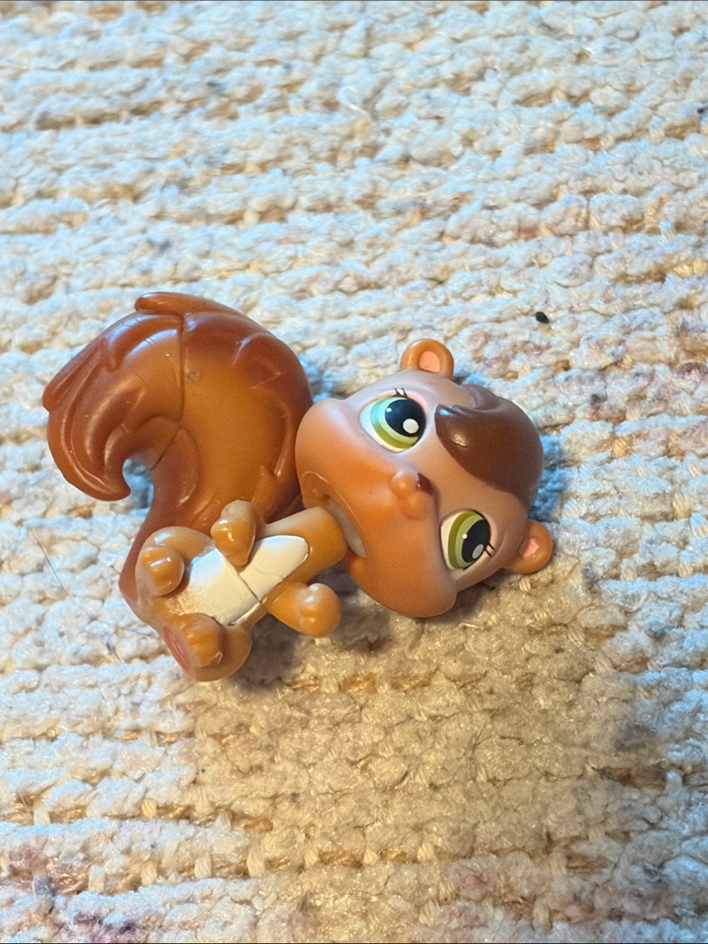 Littlest Pet Shop #1457 Brown Cow and #195 Brown Squirrel Figures LPS - Picture 4 of 5